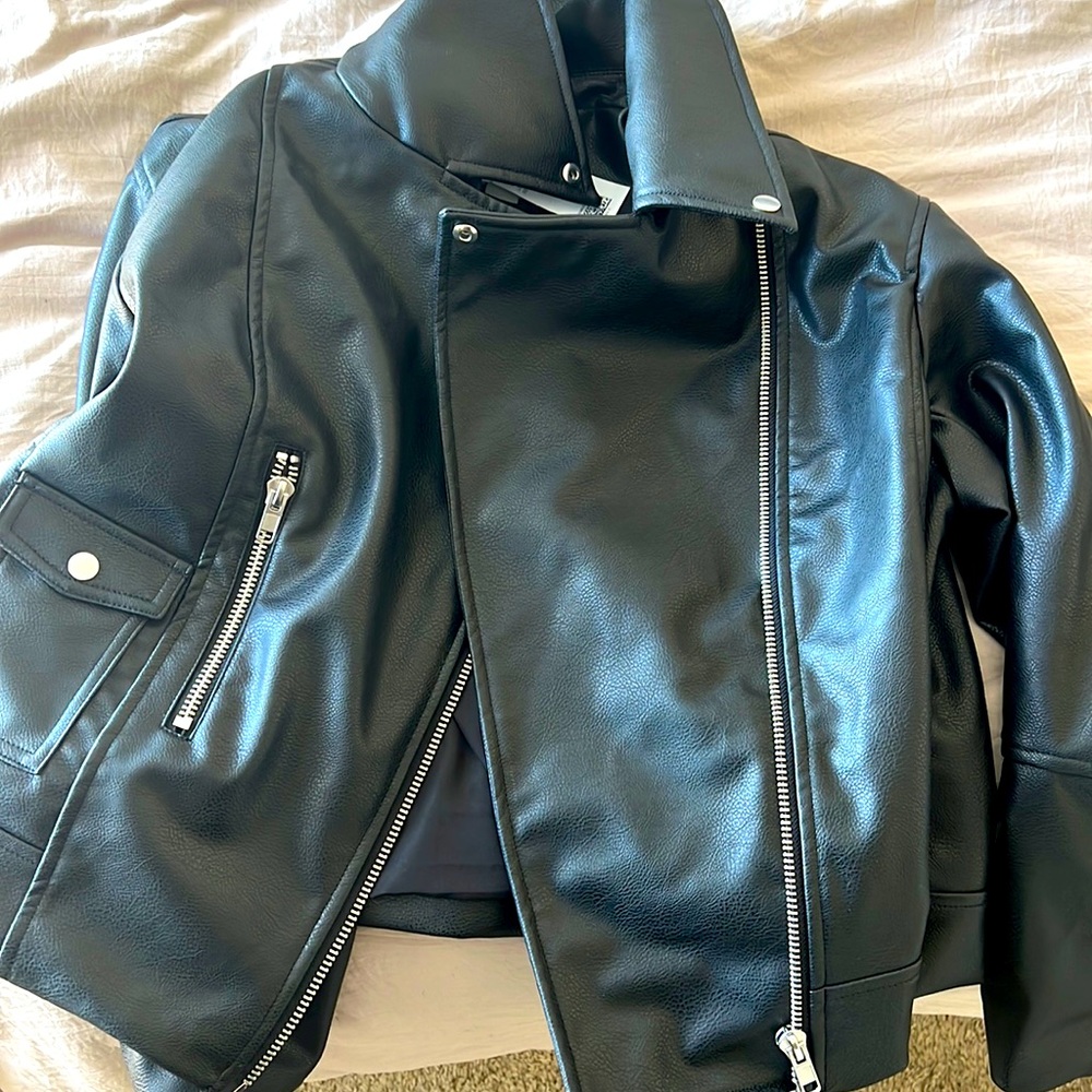 H&M leather jacket
